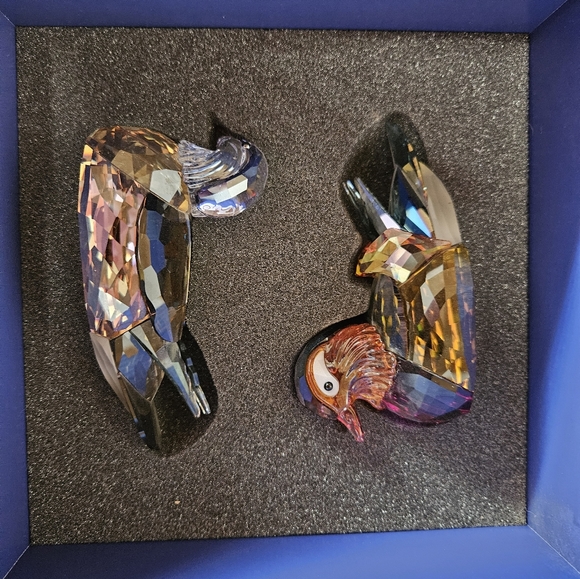 Swarovski Crystal Mandarin Ducks rare - Picture 4 of 7